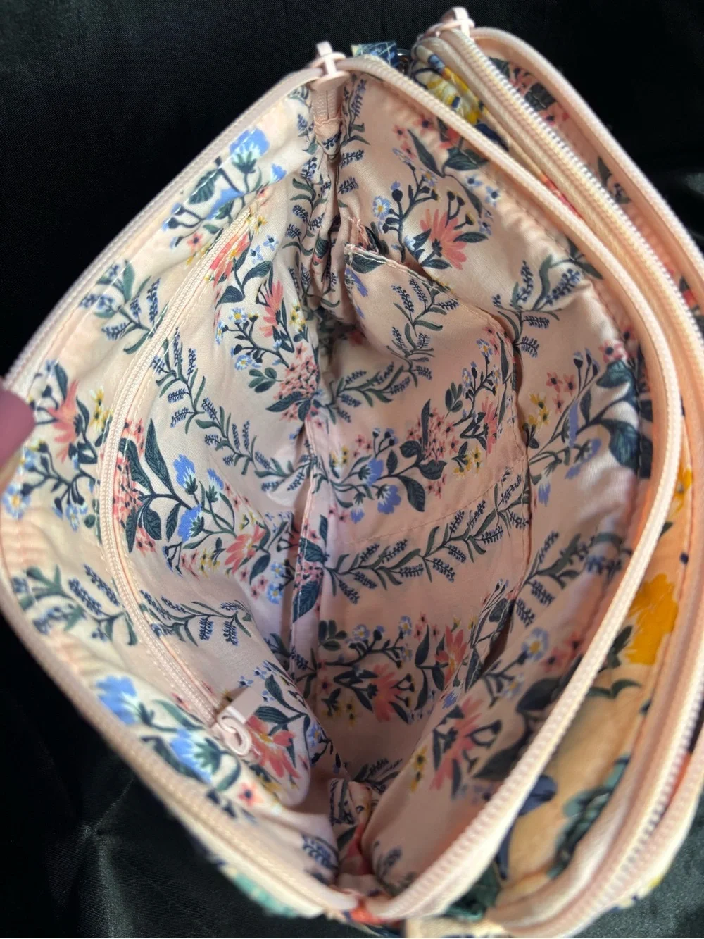 Vera Bradley Triple Zip Hipster Crossbody Bag